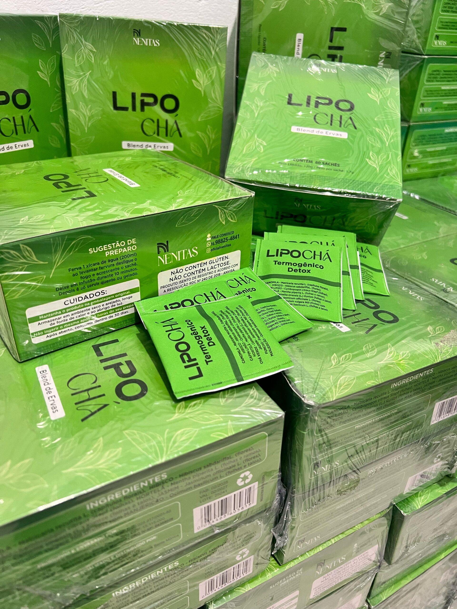 Lipo Chá – Produto